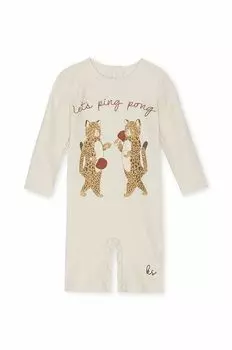 Детский купальник Konges Sljd, бежевый