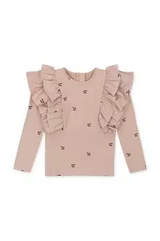 Детский купальник с длинными рукавами Konges Sljd, розовый