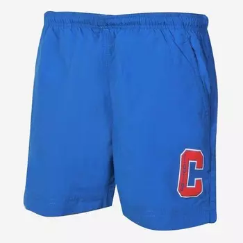 Детский купальник с короткими складками и логотипом Champion, красный