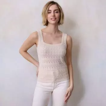 Детский квадратный топ-свитер Lc Lauren Conrad, цвет fusilli