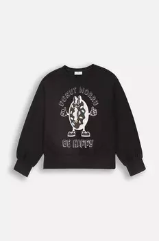 Детский лонгслив Coccodrillo, черный