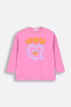 Детский лонгслив Coccodrillo, розовый