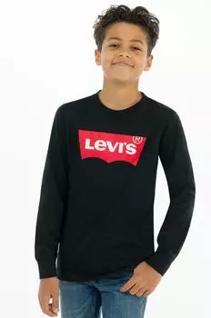 Детский лонгслив Levi's., черный