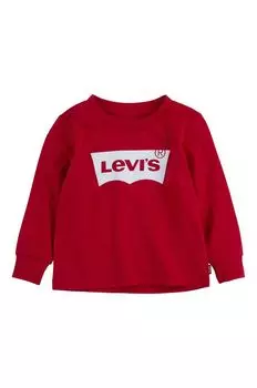Детский лонгслив Levi's., красный