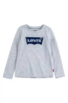 Детский лонгслив Levi's., серый
