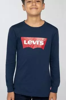 Детский лонгслив Levi's., темно-синий