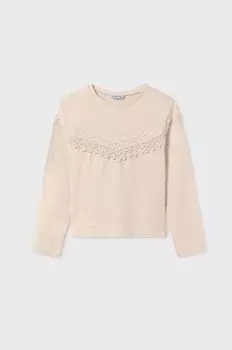 Детский лонгслив Mayoral., бежевый