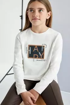 Детский лонгслив Mayoral, бежевый