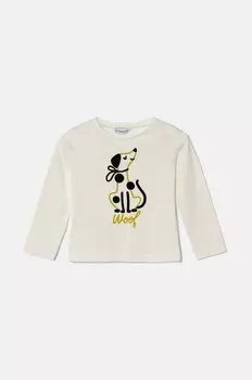 Детский лонгслив Mayoral, бежевый