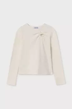 Детский лонгслив Mayoral, бежевый