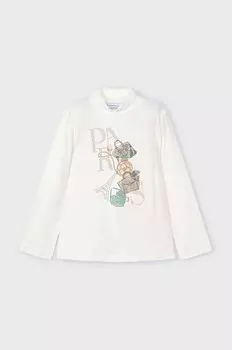 Детский лонгслив Mayoral, бирюзовый