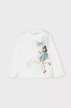 Детский лонгслив Mayoral, бирюзовый