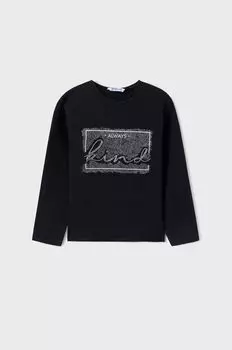 Детский лонгслив Mayoral., черный