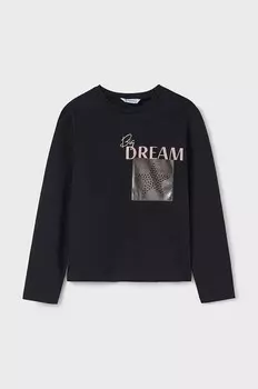 Детский лонгслив Mayoral, черный