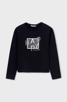 Детский лонгслив Mayoral, черный