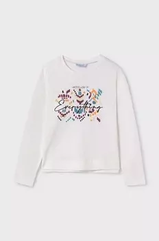 Детский лонгслив Mayoral, фиолетовый