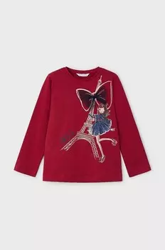 Детский лонгслив Mayoral, красный