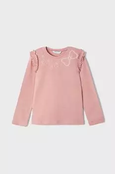 Детский лонгслив Mayoral., розовый