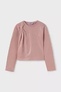 Детский лонгслив Mayoral, розовый