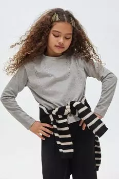 Детский лонгслив Mayoral., серый