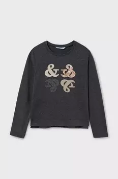 Детский лонгслив Mayoral, серый