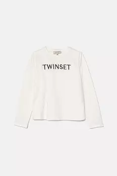 Детский лонгслив Twinset, белый
