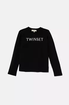 Детский лонгслив Twinset, черный