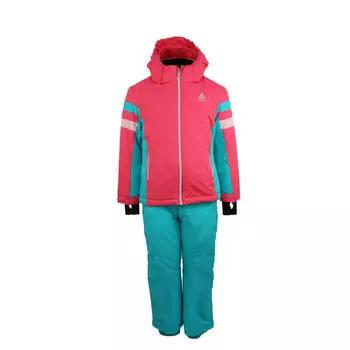 Детский лыжный комбинезон Peak Mountain, цвет orange/coral pink/turquesa