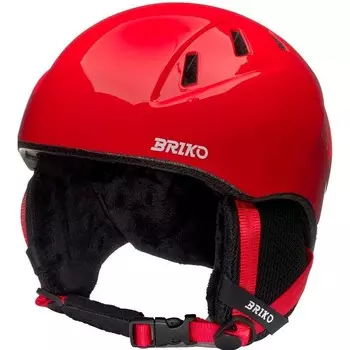 Детский лыжный шлем Briko, красный