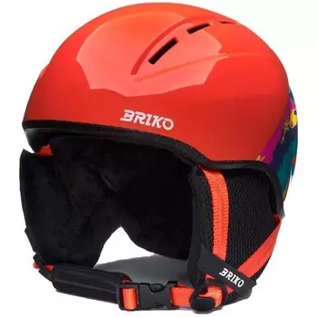 Детский лыжный шлем Briko, красный