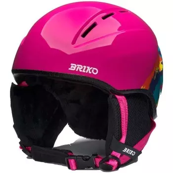 Детский лыжный шлем Briko, розовый