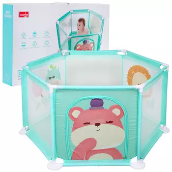 Детский манеж 6М+ Сетчатая площадка RAMIZ