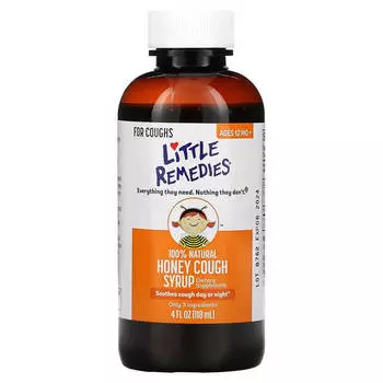 Детский медовый сироп от кашля Little Remedies от 12 месяцев, 118 мл