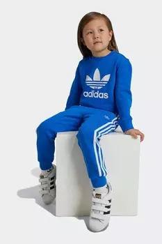 Детский набор adicolor crew Adidas Originals, синий