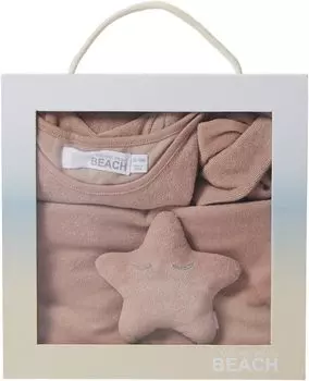 Детский набор Barefoot Dreams CozyChic Cozy Terry Baby Bundle, цвет Pink Clay