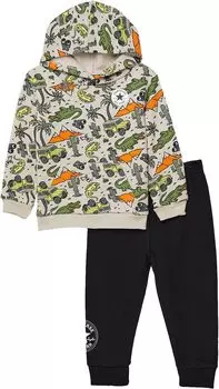 Детский набор Converse Desert Explorer Fleece Pullover Set, черный