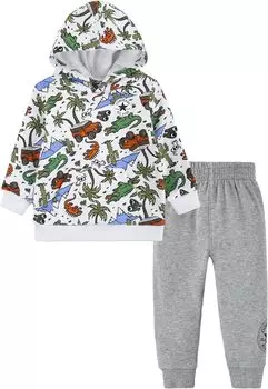 Детский набор Converse Desert Explorer Fleece Pullover Set, цвет Dark Grey Heather