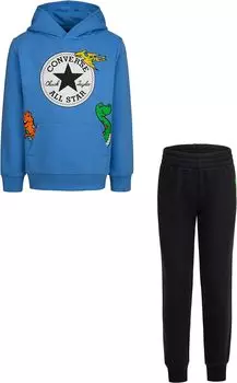 Детский набор Converse Dino Pullover Joggers Set, черный