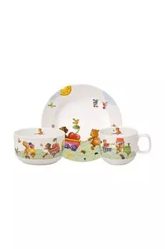 Детский набор для завтрака Hungry as a Bear, 3 шт. Villeroy & Boch, мультиколор