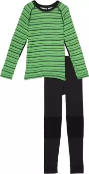 Детский набор Helly Hansen Kids Graphic Lifa Merino Set, цвет Clover