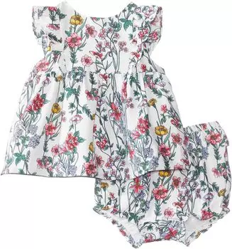 Детский набор Janie and Jack Floral Smocked Set, цвет Multicolor
