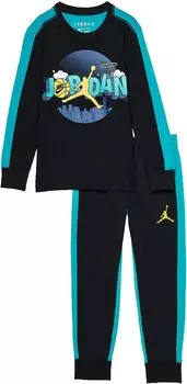 Детский набор Jordan Comic Blocked Tee and Pants Set, черный