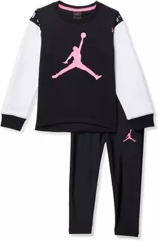 Детский набор Jordan Holiday Shine Leggings Set, черный