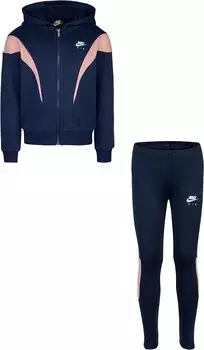 Детский набор Nike Full Zip Jacket Air Set, цвет Midnight Navy