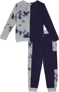 Детский набор Splendid Littles James Tie-Dye Sweatshirt Set, цвет Slate Tie-Dye