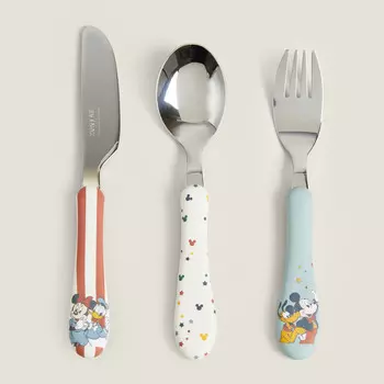 Детский набор столовых приборов Zara Home Mickey Mouse Disney, мультколор