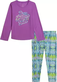 Детский набор Under Armour Dye Tracks Leggings Set, цвет Lunar Purple