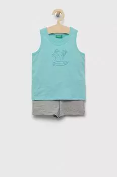 Детский набор United Colors of Benetton, бирюзовый