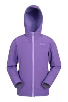 Детский непромокаемый софтшелл Exodus Mountain Warehouse, фиолетовый
