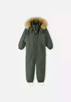 Детский непромокаемый зимний комбинезон Ставангер Reima, цвет Thyme Green